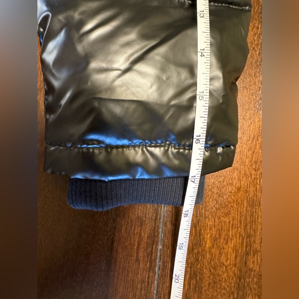 NWOT J. Crew Girls' metallic cropped puffer jacket with PrimaLoft® - Picture 7 of 7